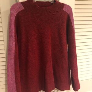 Mock neck sweater from Evereve